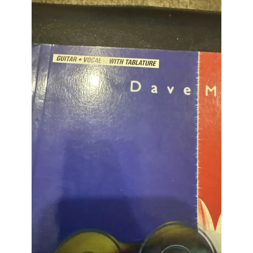 Lot Of 2 Dave Matthew’s Band Song Books Crush And Under The Table and Dreaming